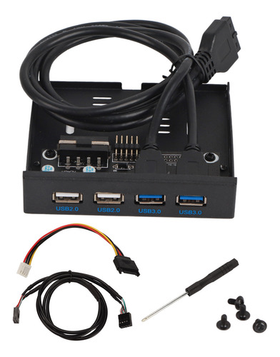 Panel Frontal Usb 3.0 De 3,5 Pulgadas, 4 Puertos Internos De