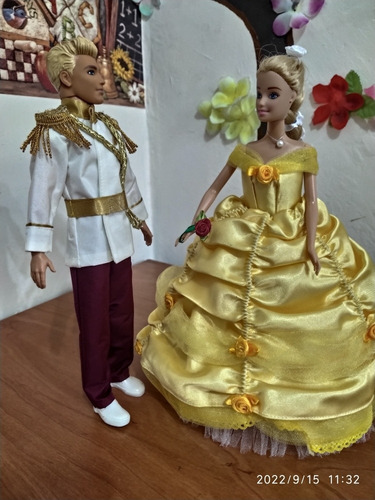 Princesas Disney ( Vestidos Para La Barbie) De Coleccion