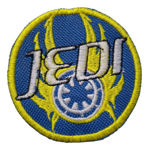 Parche Termoadhesivo Star Wars Orden Jedi Rebelde Logo Azul Bordado