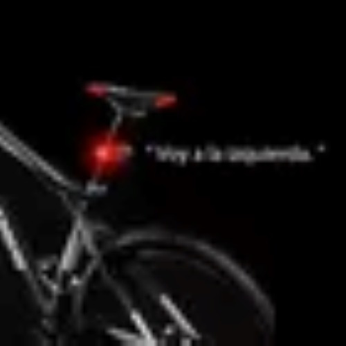 Luz Led Trasera Con Giro Y Control Remoto Para Bicicleta Negro