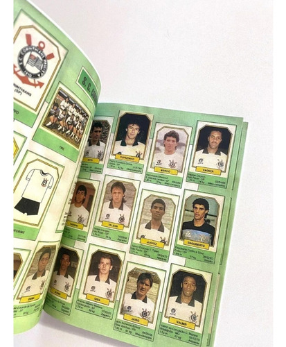 Álbum Figurinh Brasileirão 1990 Corinthians Ofício Reproduçã