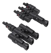 Comprar Par Conectores Mc4 T3 Triple Paneles Solares 1 M + 1 H