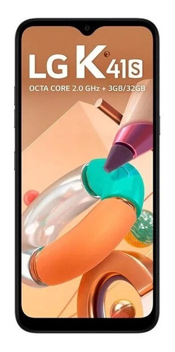 Smartphone LG K41s 4g Tela 6,55 32gb 3gb Ram Android Titânio