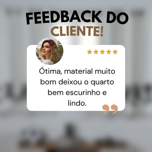 Cortina Blackout De Varão 2,20 X 1,30 Veda Luz Rapido Cor Marrom Notas Musicais