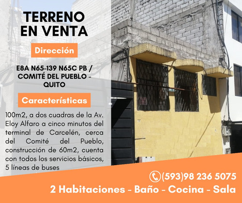 Imagen 1 de 5 de Increíble Oportunidad De Inversión: Terreno En El Norte De Quito Con Todos Los Servicios Y Excelente Ubicación