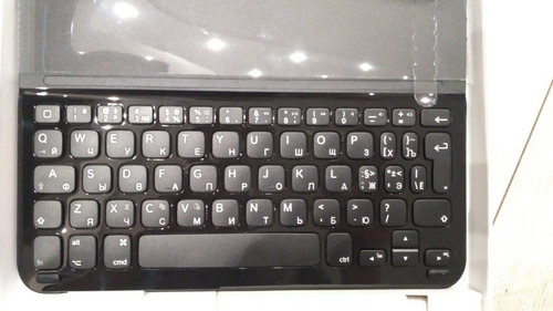 Capa Canvas Teclado Logitech Original Para Ipad Air 2 9.7'' Preto