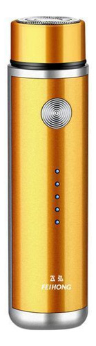 5 Mini Barbeadores Elétricos Masculinos, Barbeadores Ouro