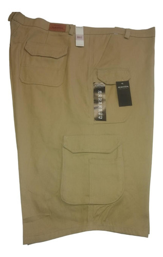Talla Extra En Bermuda Tipo Cargo 44,46,48,50,52,54,56,58