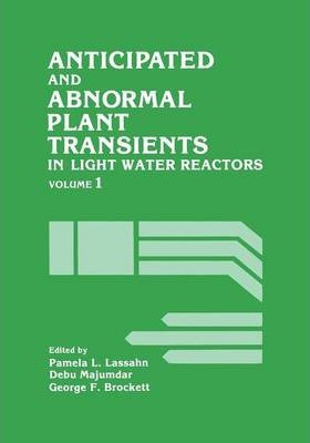 Libro Anticipated And Abnormal Plant Transients In Light ...