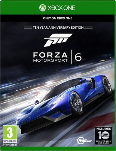 Forza Motorsport 6 Xbox One Fisico Nuevo Sellado