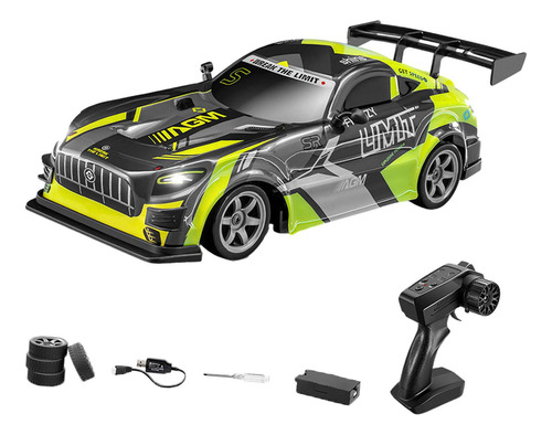 1/16 Rc Drift Pneu Carro Modelo Drift Sport Carro De Verde