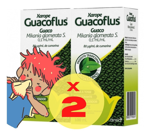 Kit 2 Jarabe De Guaco Para La Tos - Expectorante - Oferta!!!