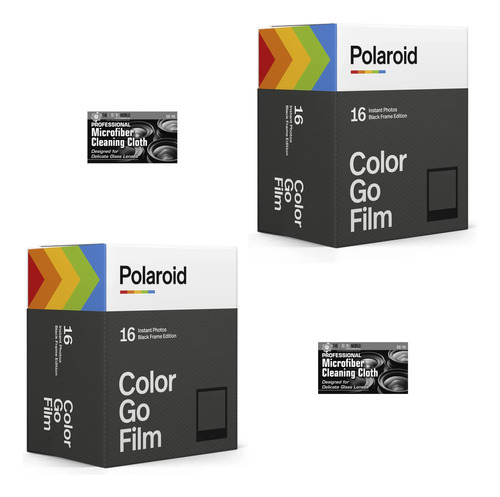 Pelicula Instantanea Color Marco Negro Para Camara Polaroid