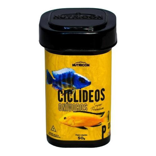 Ração Nutricon Ciclideos Onivores P 50g