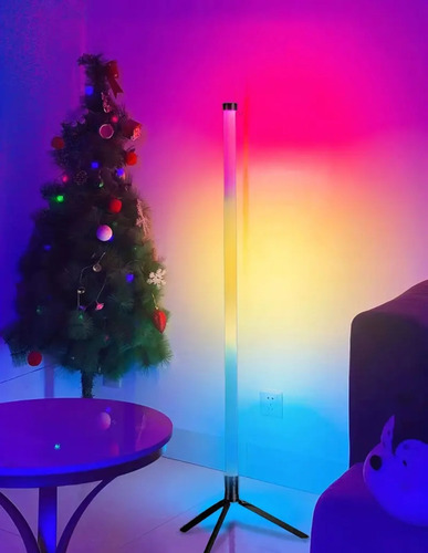 Tubo Led Rgb 1.20m-pixel-programable + App + Control + Base