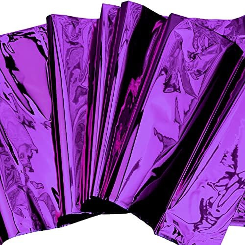 Mantel De Papel De Aluminio Morado, Mantel De Plástico Para