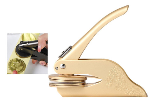 Sello De Relieve Multifunción Para Libros En , Sello De Oro