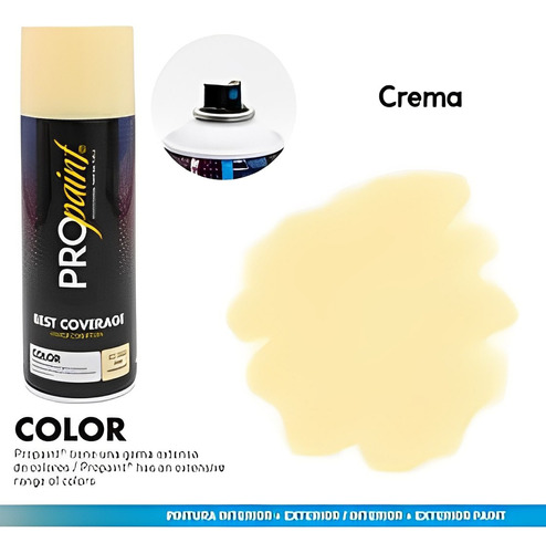 Pintura En Aerosol Color Crema Propaint 