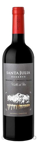 Vino Santa Julia Reserva Malbec Cabernet Franc X6 Un.