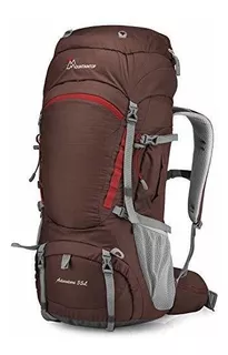 Mountaintop 80l-55l Hiking Internal Frame Backpack With Rain