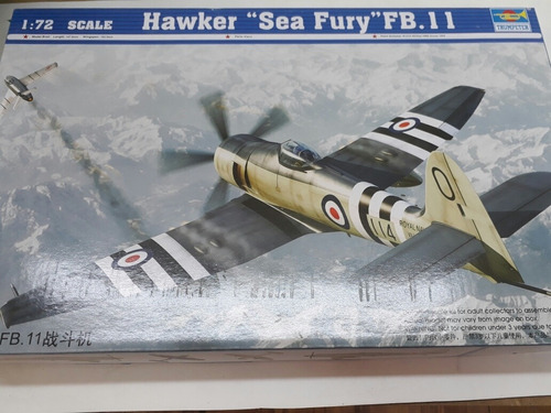 Maqueta Avion Sea Fury 1/72 Trumpeter P Armar