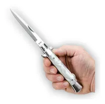 Comprar Navaja Estiletto White Nacar Italian  22cms Ar03