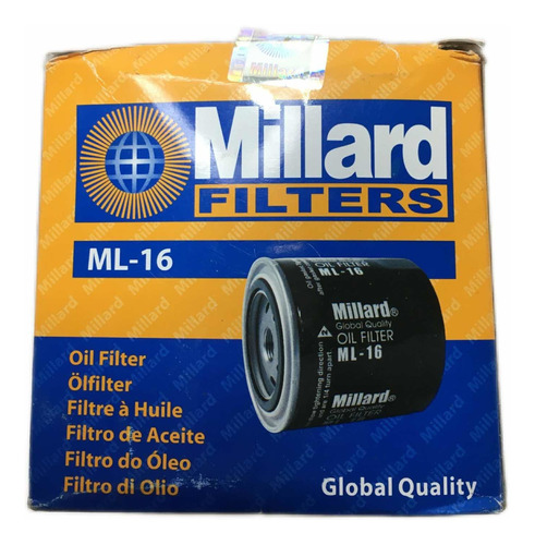 Filtro De Aceite Millard Ml-16 Jeep Commander / Wrangler