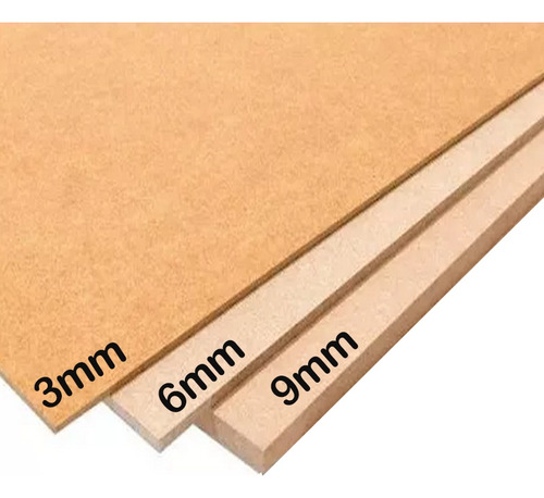 Laminas Mdf Crudo 3, 6, 9, 12, 15, 18mm Y Melamina 183x244cm