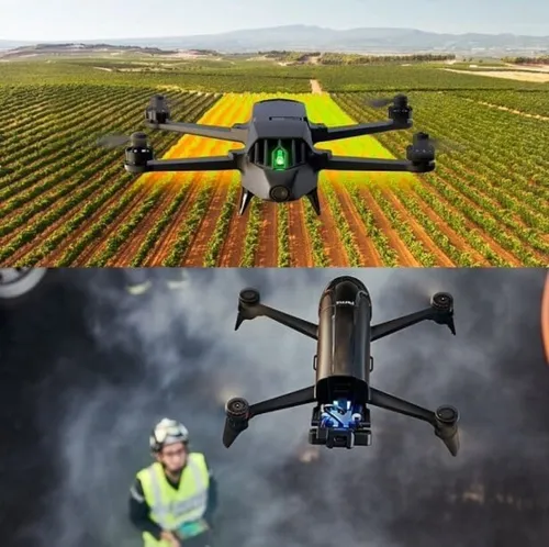 Parrot bluegrass 2024 fields agricultural quadcopter