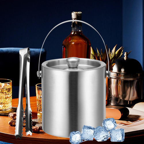 Cubo De Hielo Aislado, Botella De Bebidas, Contenedor 2.0l