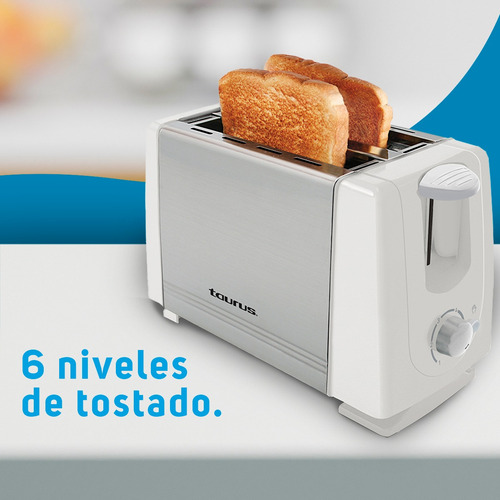 Imagen 5 de 5 de Tostador Taurus 2 Rebanadas De 7 Niveles Leonis