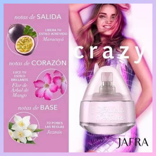 Perfume Jafra Double Nature Crazy 50 Ml Original