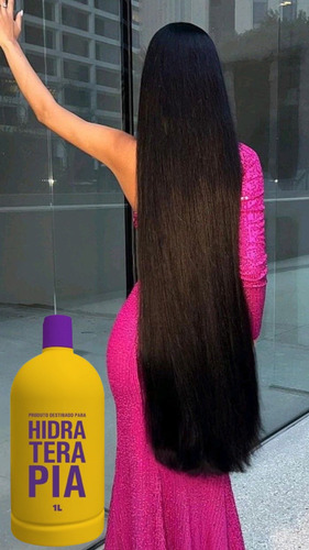 Mascara Organica Hidra Terapia Cabelos De Princesa 1l