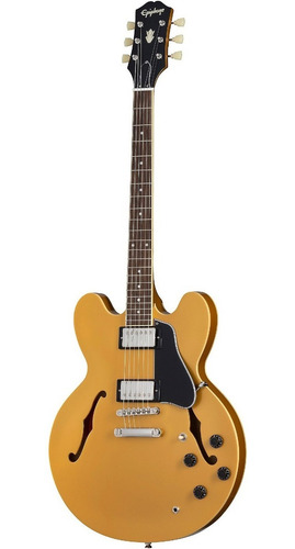 Imagen 1 de 8 de EpiPhone Es-335 Traditional Pro Semi-hollow Metallic Gold