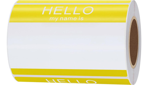 Etiquetas  Hello My Name Is , 6 Colores, Etiquetas De N...