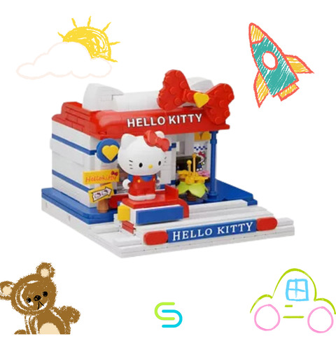 Cupcake Kuromi Hello Kitty Bloques Construccion Armables