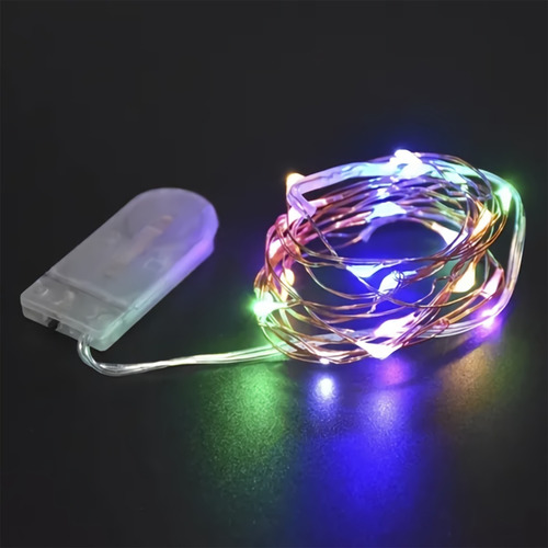 Imagen 3 de 6 de Extension De Luces Micro Led Alambre Con 20 Leds 2m.