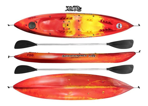 Caiaque Atlantikayaks Triplo - 12x No Cartão S/acréscimo