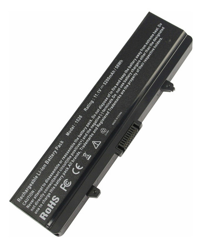 Bateria Dell Inspiron 1440 1525 1526 1545 1546 1750 Gw240 Color de la batería Negro