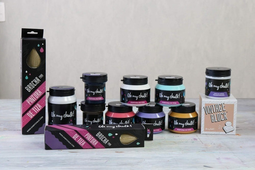 Imagen 10 de 10 de Pintura De Tiza - Oh My Chalk 210 Cc Sky - Xion Store