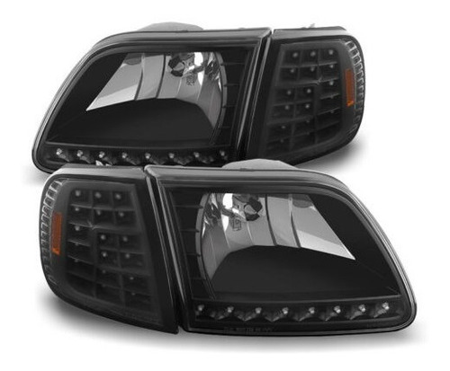 Faros  Ford F150 Expedition 1997 98 99 00 01 02 2003 Led Drl