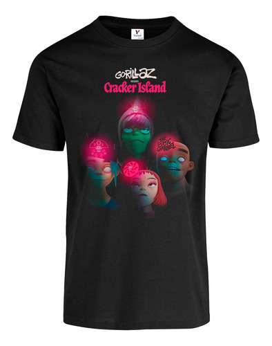 Playeras Gorillaz Full Color Mod 18-18 Modelos Disponibles