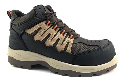 Tenis Bota Piel Industria Seguridad Trabajo Casquillo Hombre