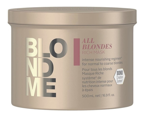 Masc. Schwarzk All Blondes Rich - mL a $373