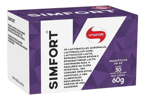 Simfort Probióticos 30 Sachês Vitafor