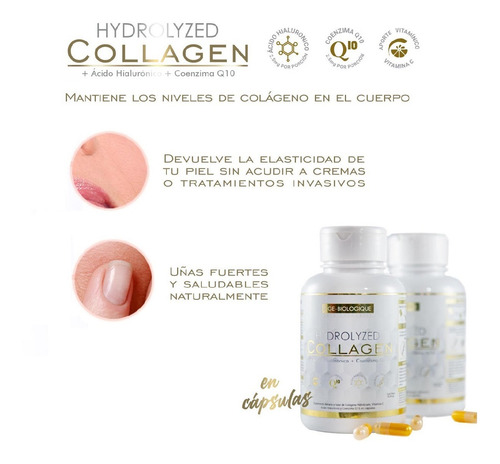 Colageno Collagen Hid Ac Hialuronico Q10 Vit C Agebiologique