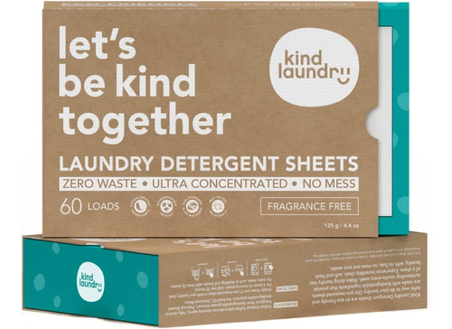 Kind Laundry - Hojas De Detergente Para Ropa, Alternativa De