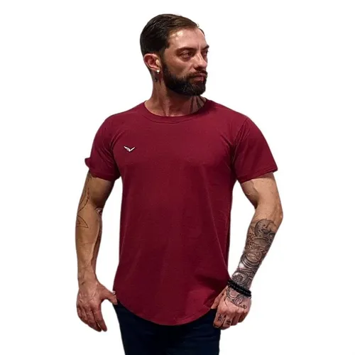 Camiseta Masculina Camisa Long Line Swag Envio Em 24 Horas