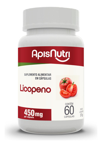 Licopeno De Tomate (60 Capsulas) 450 Mg