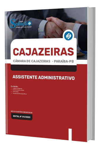 Apostila Cajazeiras Pb - Assistente Administrativo - Câmara